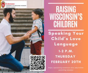 Raising Wisconsin’s Children: Speaking Your Child’s Love Language