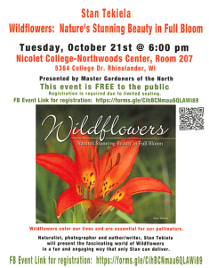 The Master Gardeners of the North Present: Author Stan Tekiela